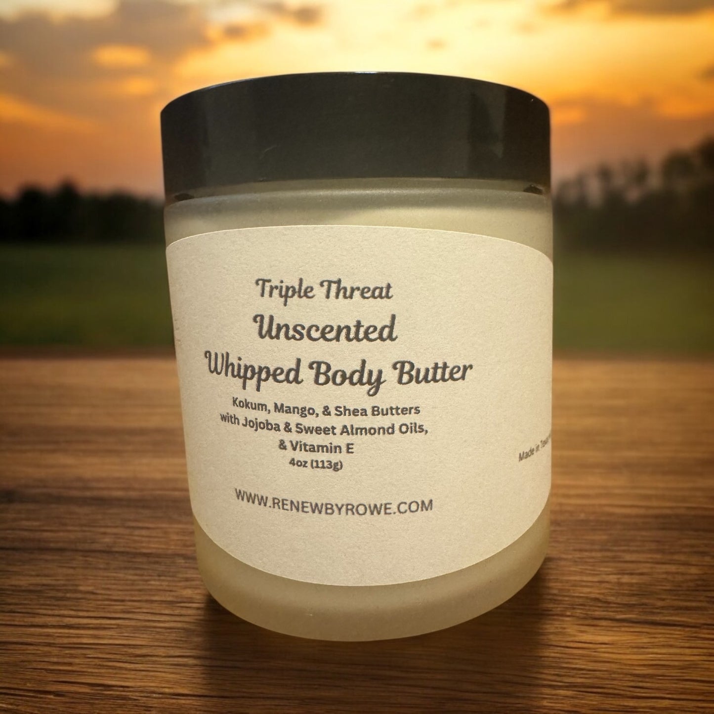Triple Threat Unscented Body Butter